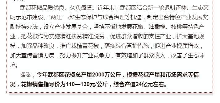 5.28億！一場(chǎng)盛會(huì)，武都花椒“火”了